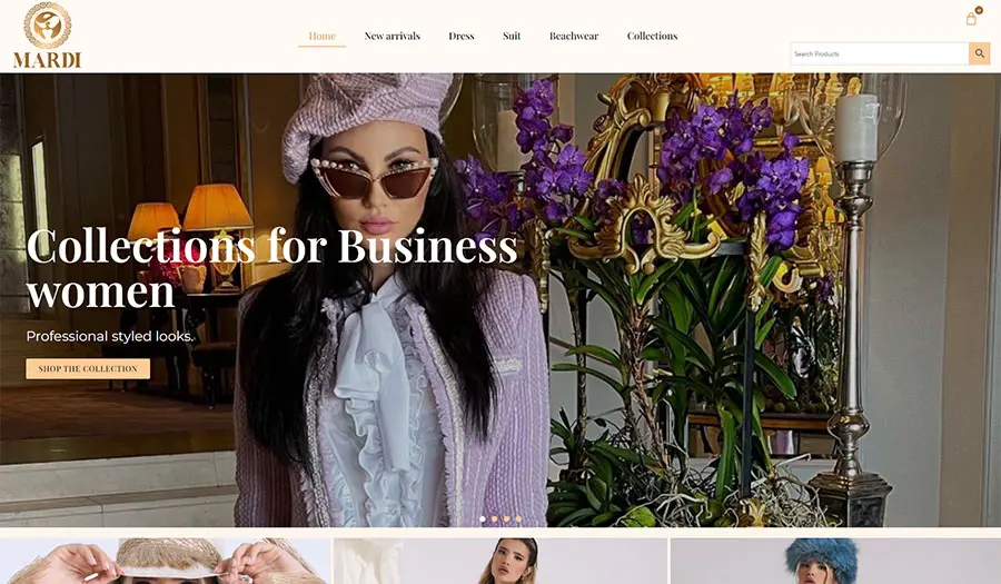 Elegantna online prodavnica za zenska moda, fustani i business kolekcii za Mardi